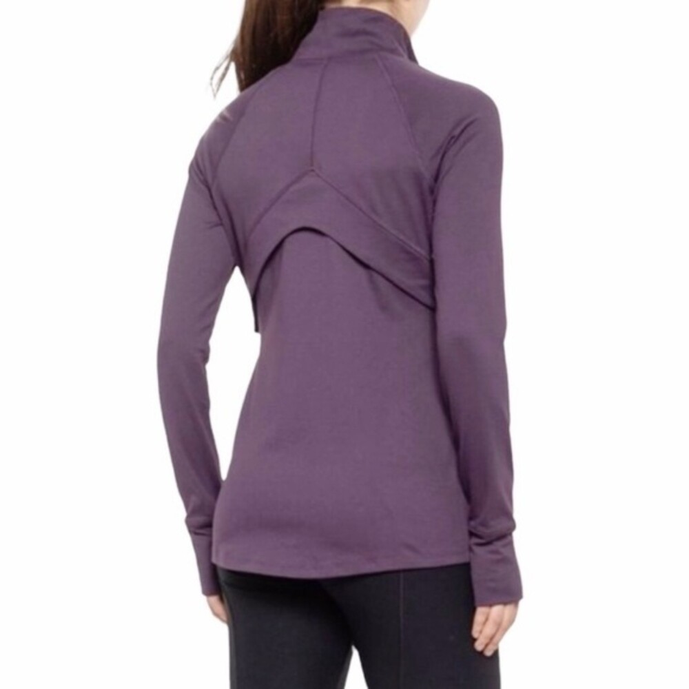Apana Full Zip Yoga Jacket Eggplant Purple Size Small ASO Firefly Lane Tully